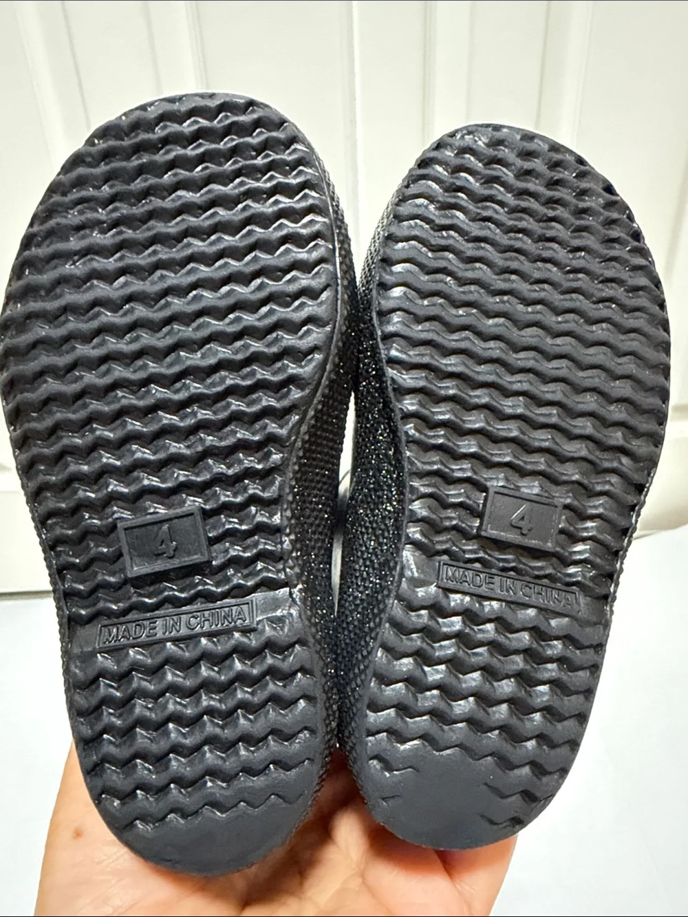 Hunter Black Glitter Classic Rain Boots - Little Kids/Toddler Size 5/6